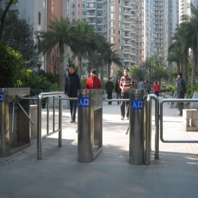 小區智能橋式三輥閘道閘人臉識別三輥閘通道閘景區三輥閘車站翼閘