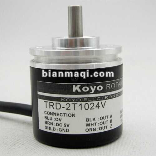 供應光洋TRD-2T1024V-5M  -2M 旋轉編碼器 軸徑6mm 1024線