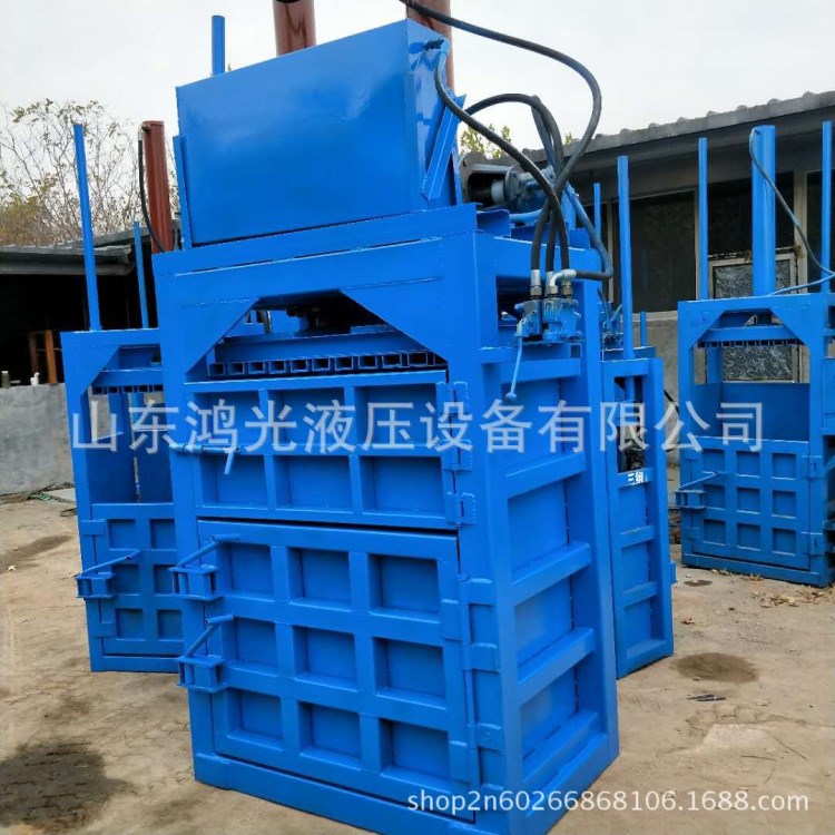 新疆棉花壓刨機(jī) 廣東服裝液壓打包機(jī)價(jià)格 打包機(jī)工作視頻