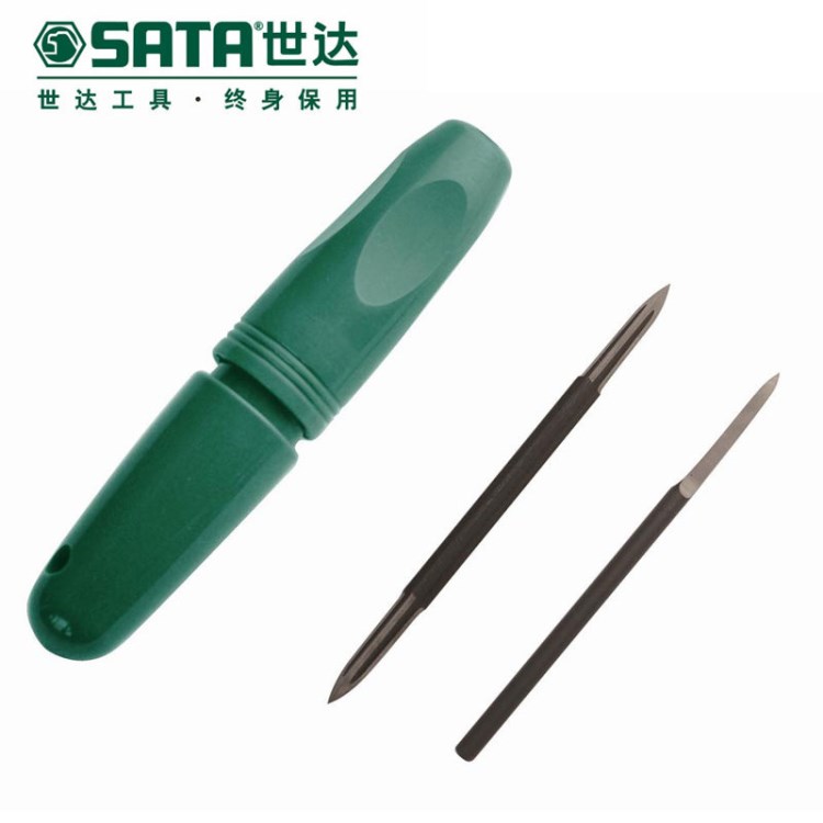 SATA/世達(dá)五金工具3件套三角形刮刀組套絲印刮刀片油墨刮刀93457