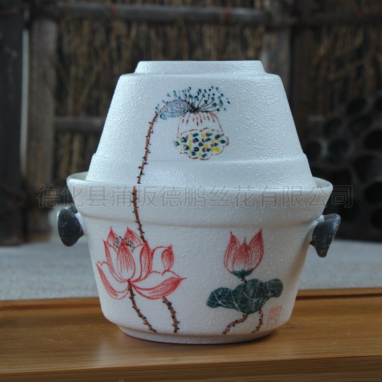 2014新品 雪花釉手繪陶瓷 快客杯子 茶具水杯禮品保溫杯 廠家批發(fā)