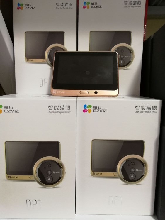 海康威視螢石智能貓眼攝像頭DP1可視門鈴防盜門家用無線WIFI門鏡