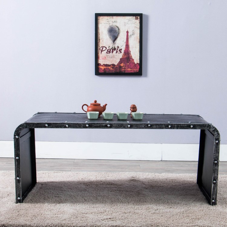 LOFT鐵藝茶幾小戶型客廳沙發茶幾邊幾 簡約咖啡桌泡茶桌ktv桌