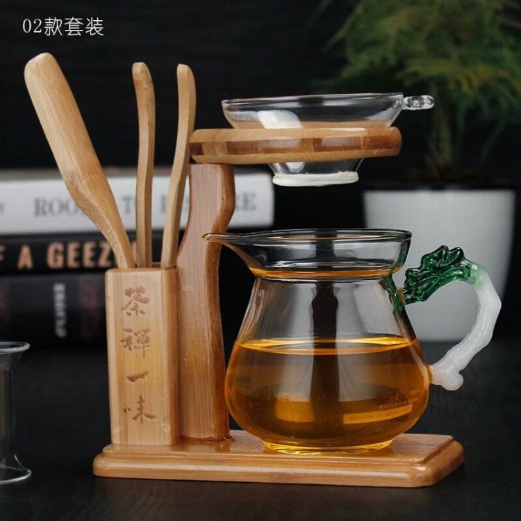 一件代發(fā)加厚耐熱玻璃公道杯分茶器茶漏過濾功夫茶具茶杯茶海茶道