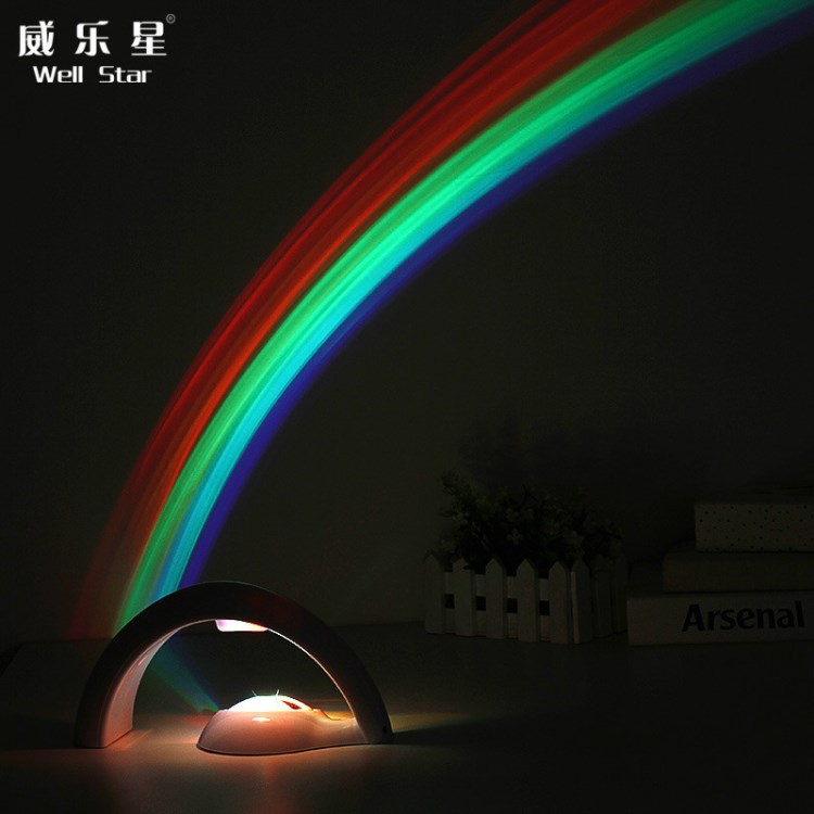 威樂星星空投影燈 送老婆送女友減壓禮物  幸運彩虹投影儀小夜燈