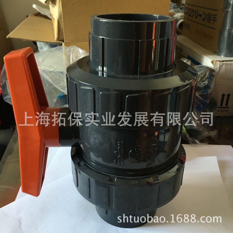 日本積水SEKISUI系列CLEAN-PVC超雙由令球閥尺寸為3寸 89mm