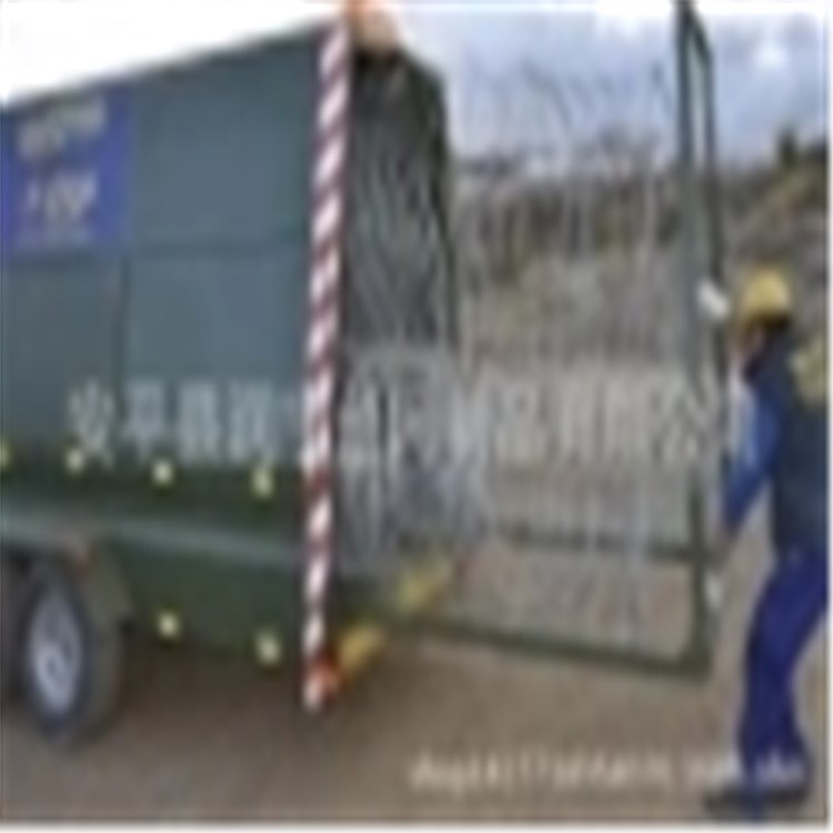 2015出口歐洲-刀片刺網(wǎng)專(zhuān)用拖車(chē)