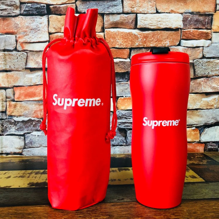 supreme潮牌原宿不锈钢保温杯个性创意水杯韩版男女学生随手水杯