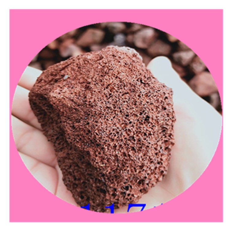供應燒烤爐用3-5cm 2-3cm紅色黑色火山石 浮石