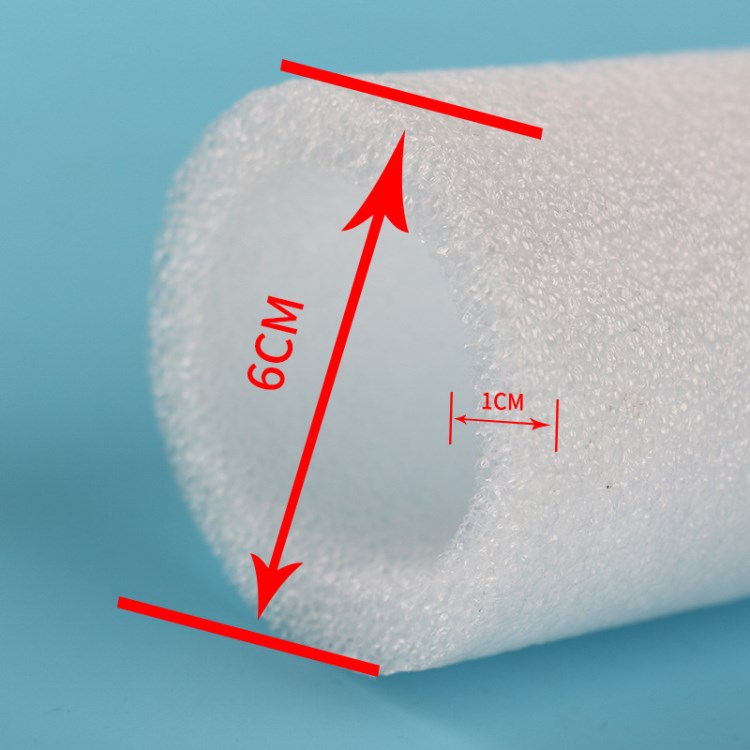 廠家批發(fā)珍珠棉管 EPE珍珠棉管材 發(fā)泡管防震白色空心 珍珠棉管