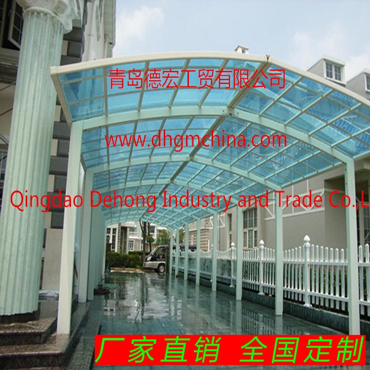 德宏工貿(mào)雨棚廠家 戶外雨棚 鋼結(jié)構(gòu)雨棚 走廊通道雨棚 輕鋼玻璃棚