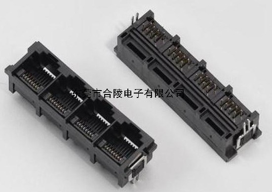 供应RJ45网络插口插座RJ45-4*8P8C