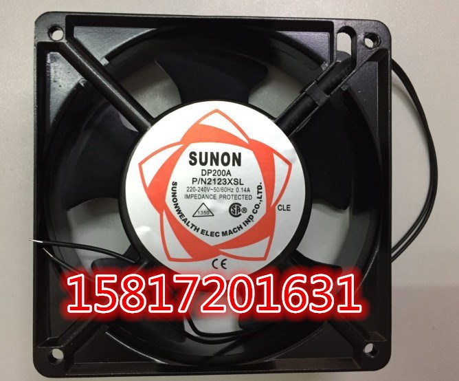 DP200A P/N2123XSL 建準(zhǔn)SUNON散熱風(fēng)扇220V 120*120*38mm軸流風(fēng)機(jī)