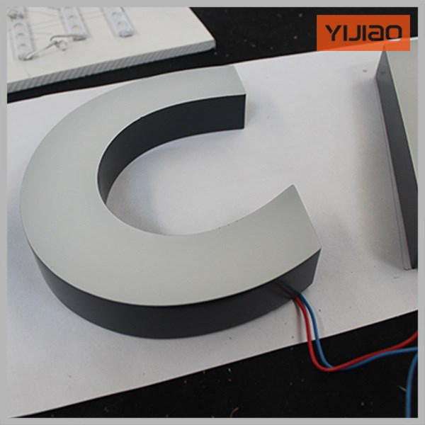 acrylic sign letter 出口 直邊亞克力正發(fā)光字 門面字牌