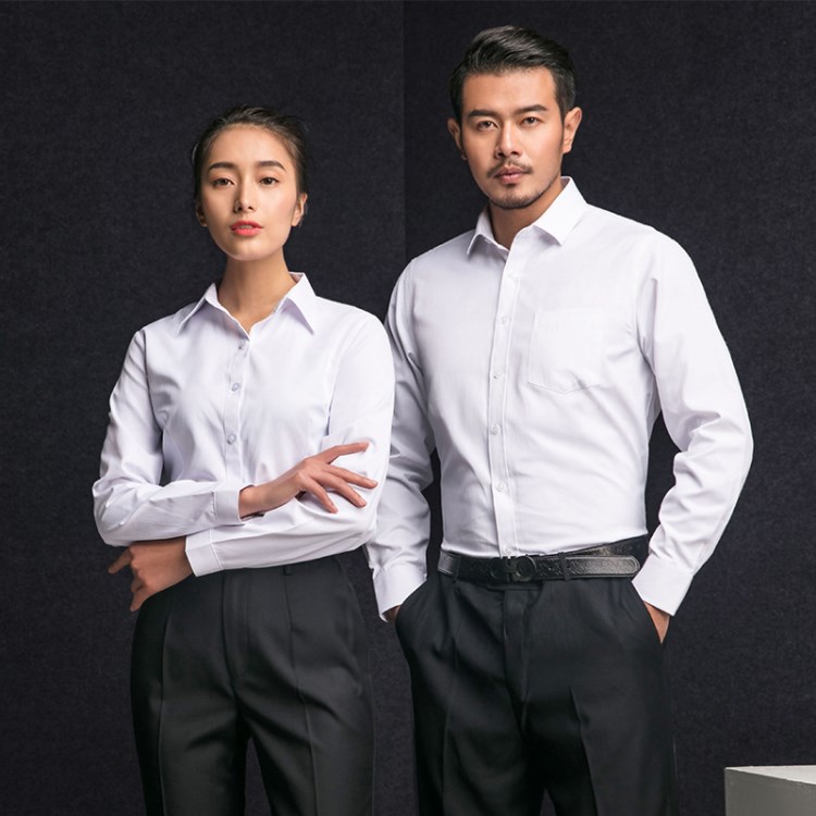 2018年新款男女士襯衣職業(yè)裝現(xiàn)貨批發(fā)定制廠家直批