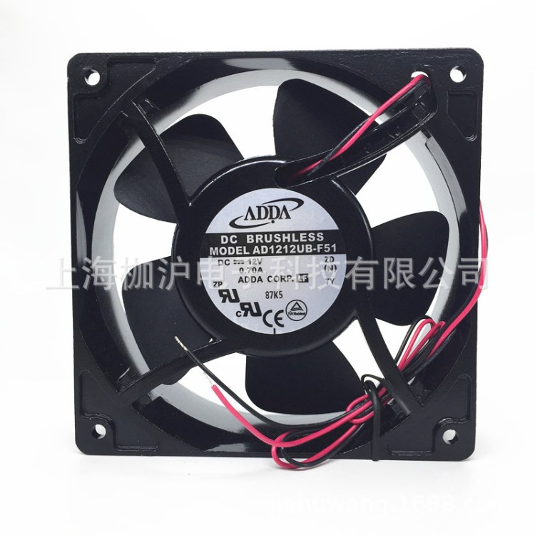 ADDA AD1212UB-F51 12038 DC12V/0.70A 電源機(jī)柜機(jī)箱專用風(fēng)扇