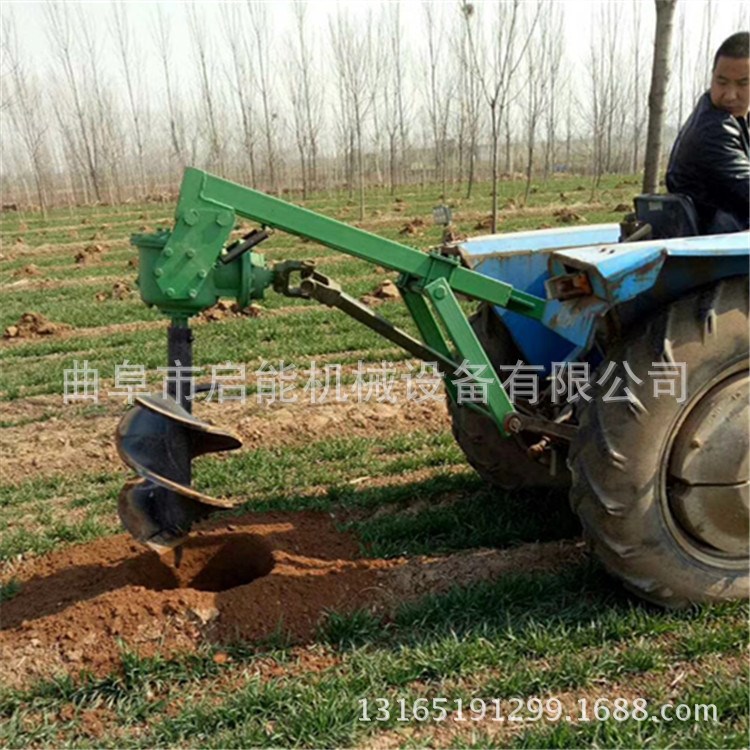 W啟能機械車載式挖坑機移動式林業(yè)鉆坑機 大型植樹栽桿打洞機