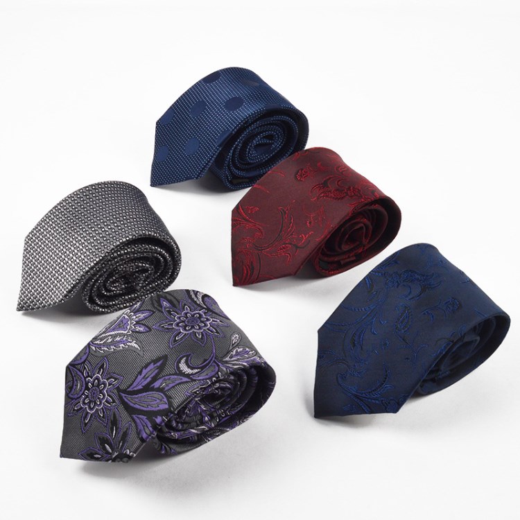 現貨男士時尚8cm真絲領帶提花桑蠶絲領帶廠家直銷