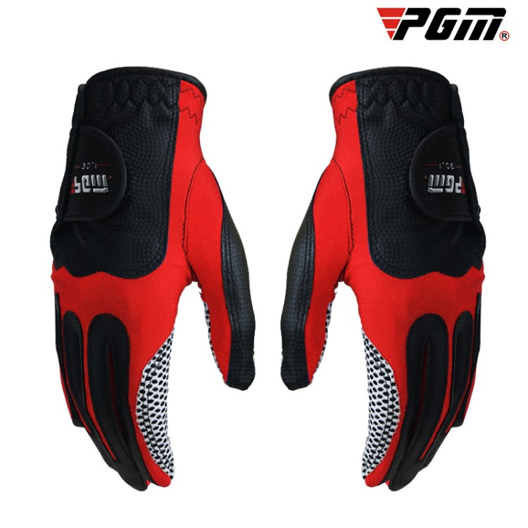 PGM 高爾夫手套 男士 高爾夫超纖布手套 單只 防滑顆粒