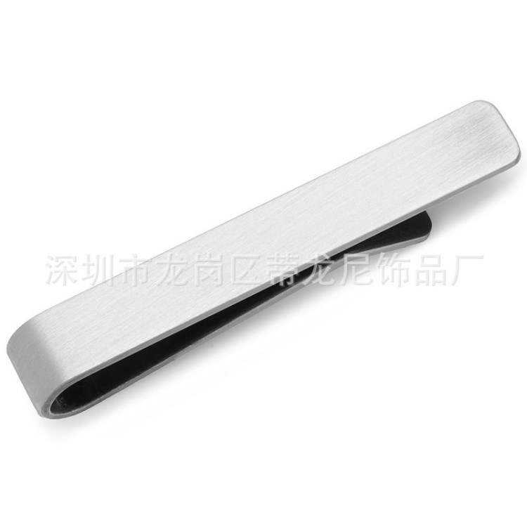 定制設(shè)計時尚金屬銅不銹鋼男女士領(lǐng)帶夾領(lǐng)夾刻字LOGO