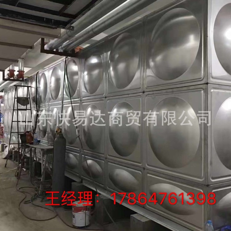 寧夏石嘴山304碳素鋼板及型剛制作工程消防校園酒店供水設(shè)備水箱