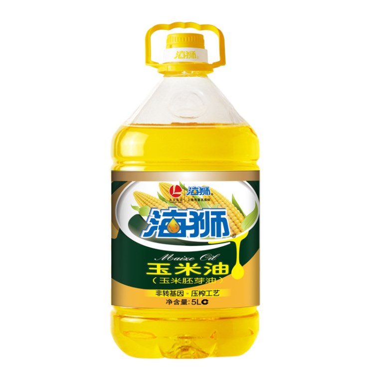 海獅玉米油5L 玉米胚芽油 壓榨工藝 非轉(zhuǎn)基因 廠家一級(jí)直銷