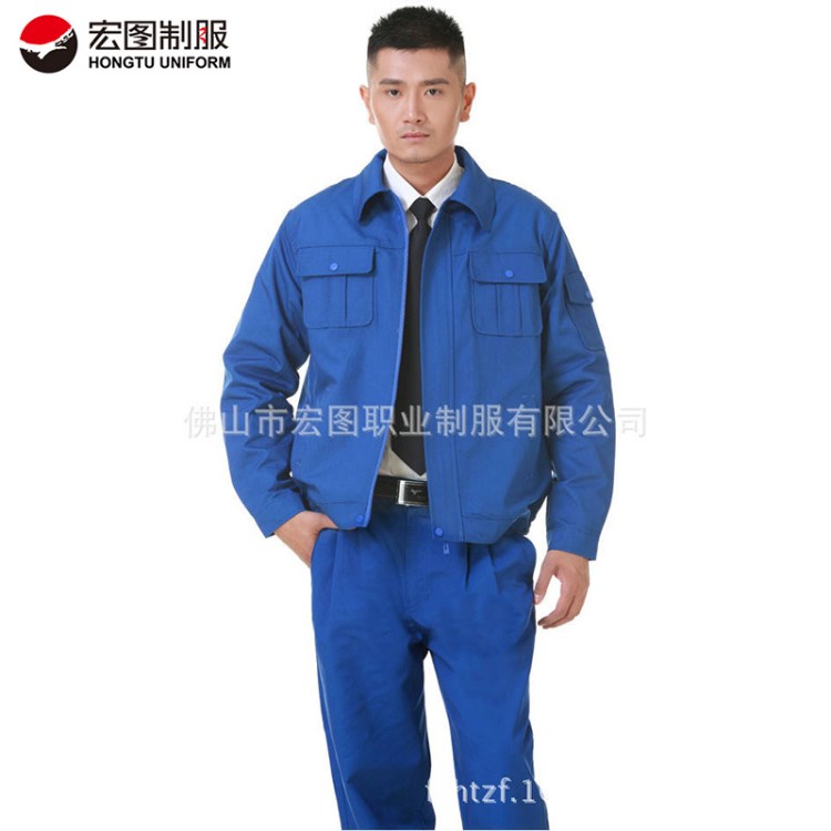 制服工作服批發(fā)男款工程服勞保服耐用汽修服裝飾服新款