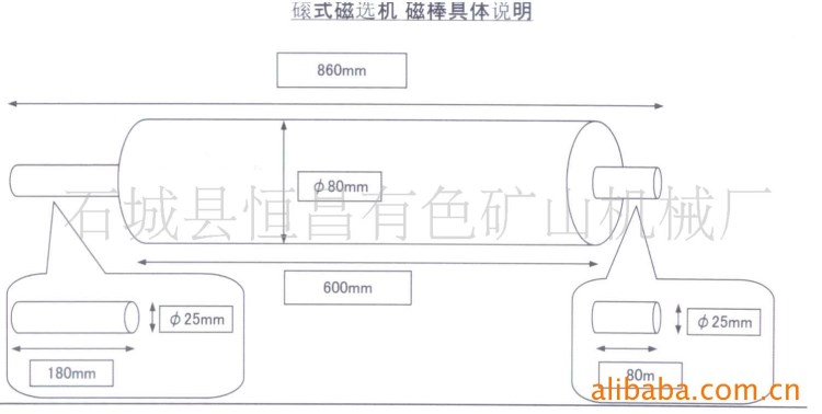 中強(qiáng)磁磁棒 磁鐵棒 高磁棒