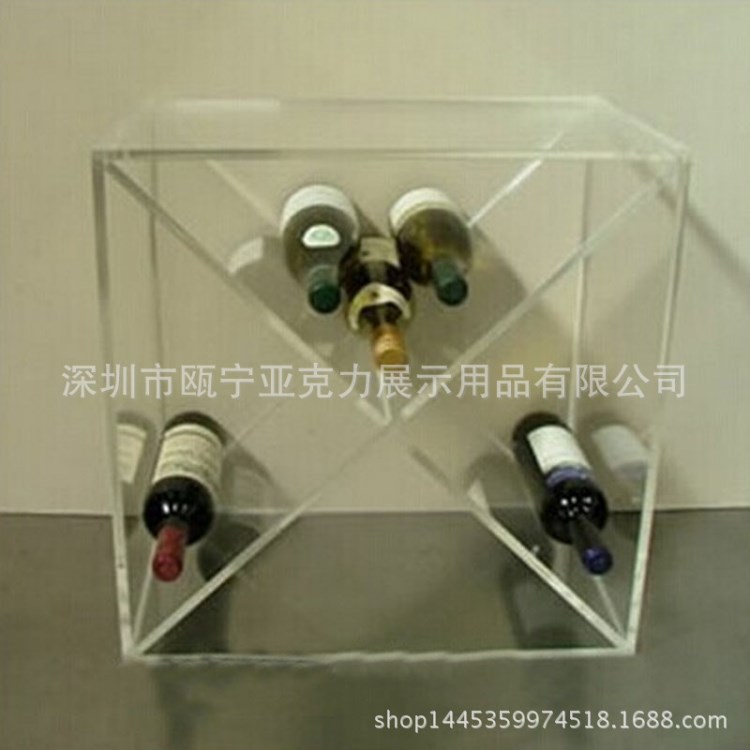 亞克力創(chuàng)意香檳酒架歐式葡萄酒展示柜定做有機玻璃葡萄酒酒架