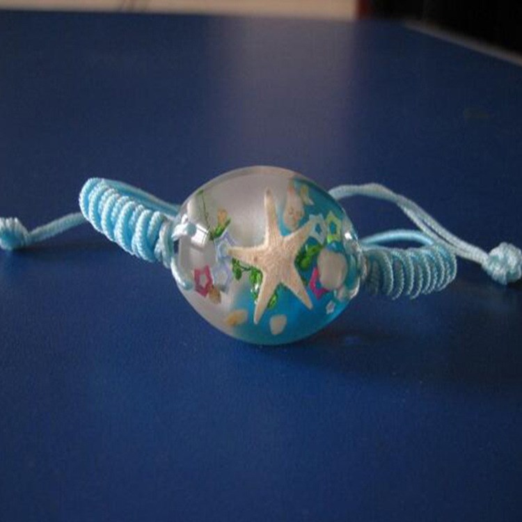 供應新奇特飾品 海星意境琥珀手鏈 海洋海星系列手鏈 特色手鏈