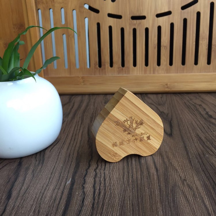 竹制手機支架定制LOGO公司節日圣誕節元旦生日創意禮物禮 現貨。