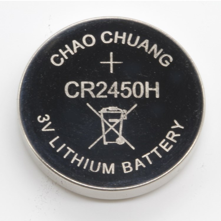 工廠直銷RFID藍(lán)牙通信報(bào)警器專用CR2450H高容量紐扣電池