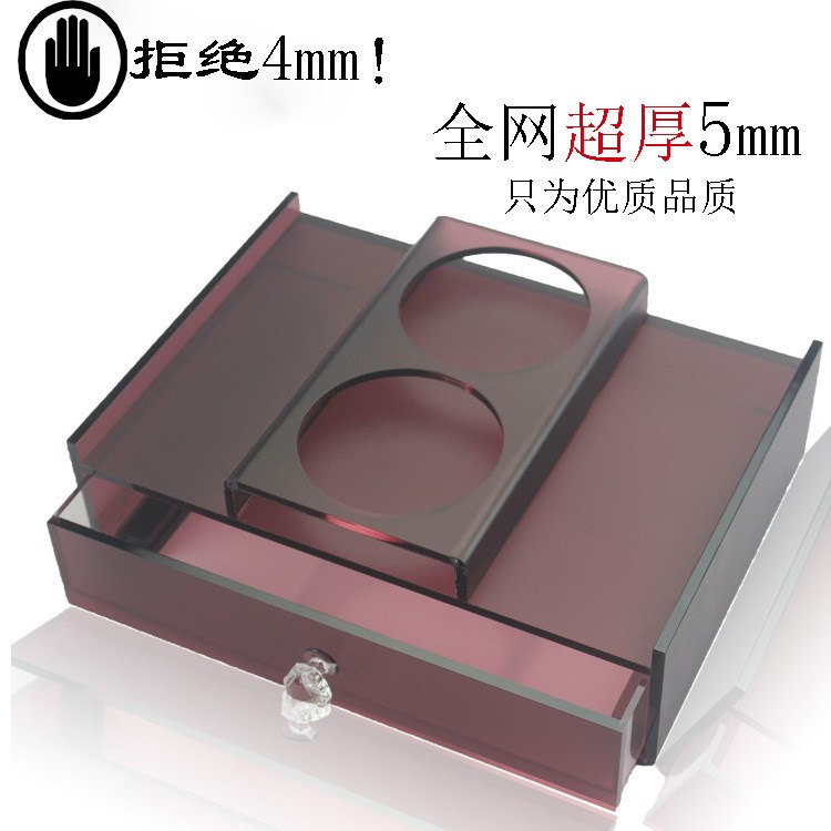 酒店亞克力賓館易耗品盒浴室牙具盒洗手間一次性用品盒收納盒批發