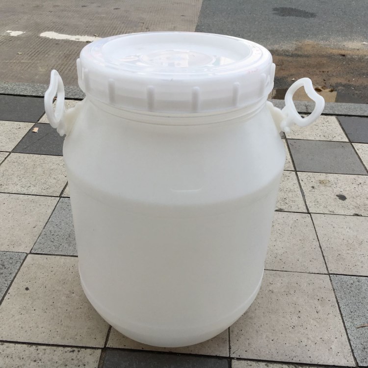 东莞厂家60升食品白色大口桶塑料淹制桶60公斤运输桶