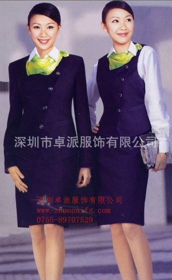 供應(yīng)公交公司制服 公交工作服 航空制服 商場收銀員制服加工定做