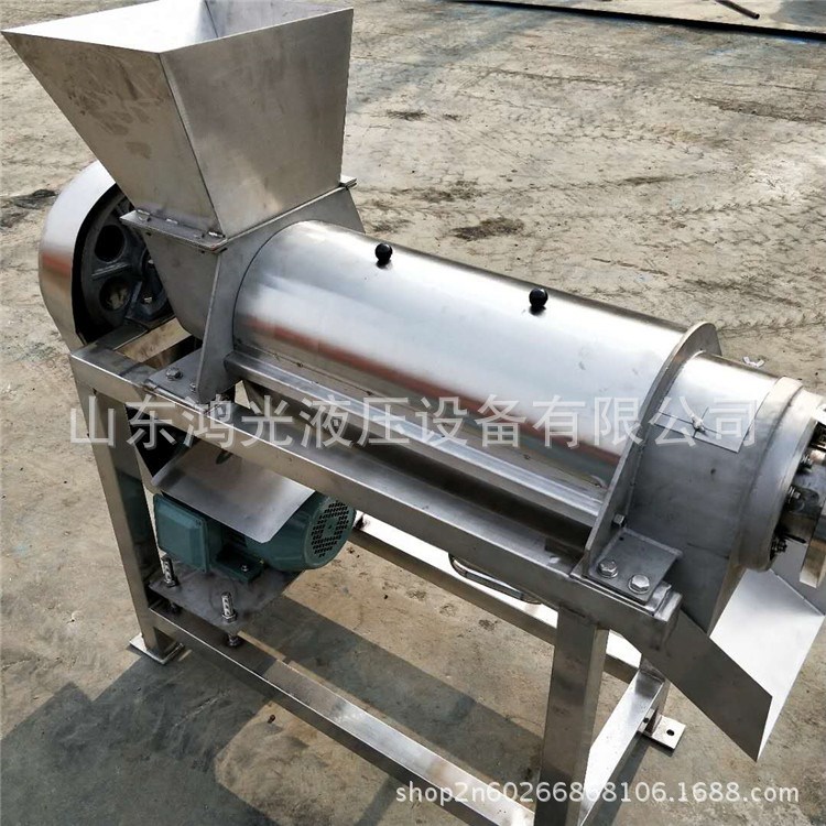 蔬菜面條不銹鋼螺旋榨汁機 梨子破碎榨汁機 姜糖榨汁脫汁機價格