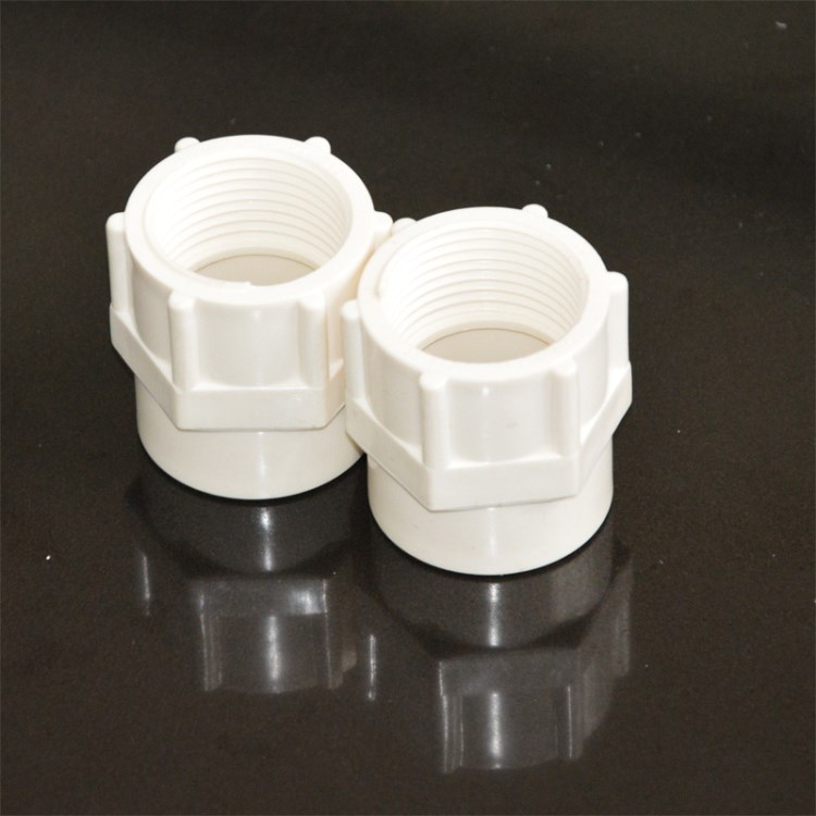 邓权pvc给水内丝直接 pvc上水管配件内螺纹直接白色dn50