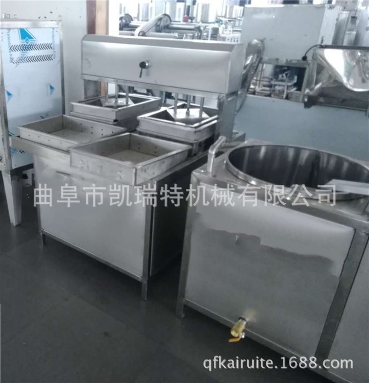 不銹鋼鹵水豆腐機商用 自動空壓豆腐成型機 浙江水歡豆腐生產線