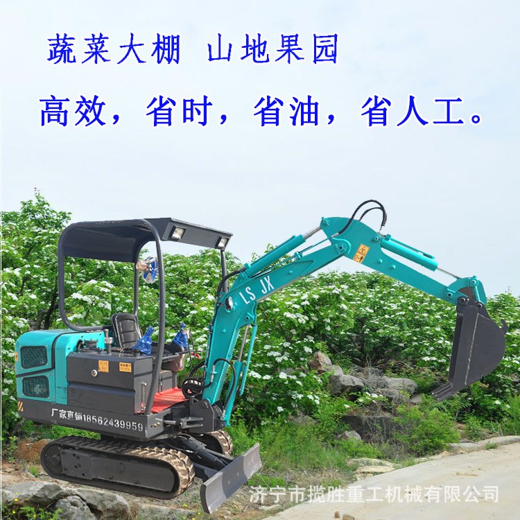 多功能液壓控制閥 行走穩(wěn)定的小型挖掘機 作業(yè)動力強的小挖機