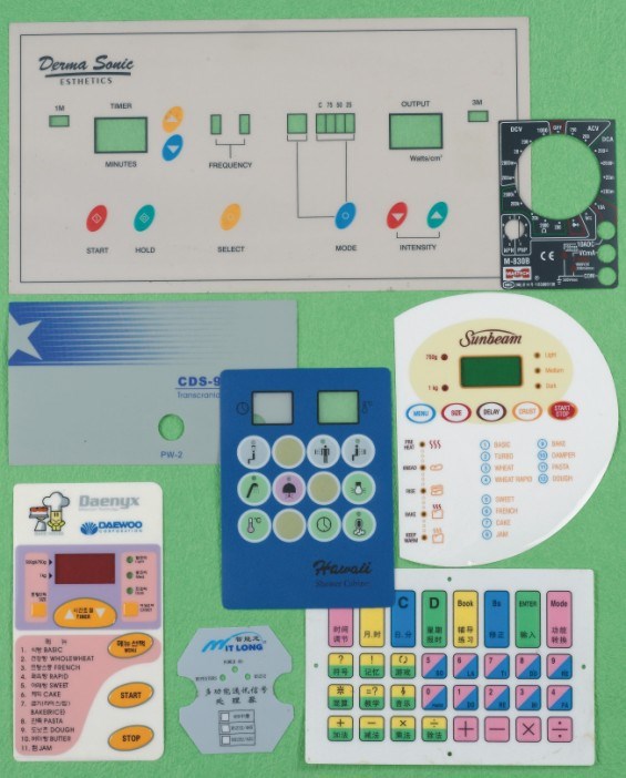 供應(yīng)不干膠 薄膜面板 按鍵面板