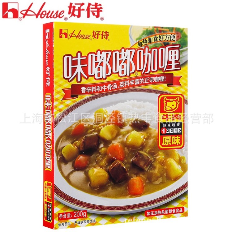 好侍House味嘟嘟咖喱 日式咖喱醬拌飯 200g 牛肉味 原味/微辣/中