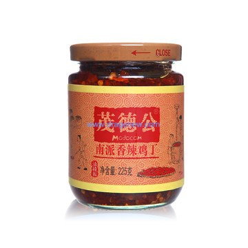 茂德公 香辣雞丁醬辣椒醬拌飯拌面剁椒蒜蓉醬調(diào)味烤肉醬225g*24