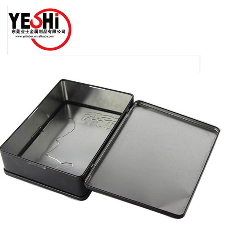 廣東生產廠家供應雙蓋馬口鐵盒 長方形CD包裝盒  可定制