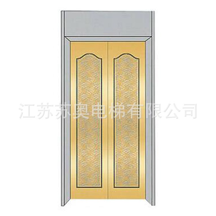 廠家供應 鏡面蝕刻電梯轎廂廳門裝修 電梯裝潢 豪華實用廳門