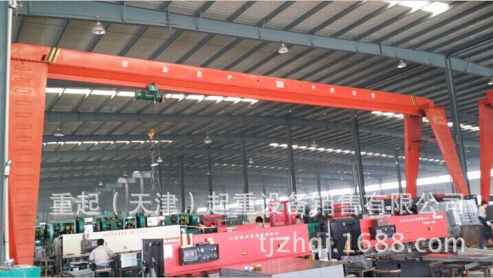 廠家直銷龍門吊 電動葫蘆門式起重機 軌道式單梁門式起重機  行車