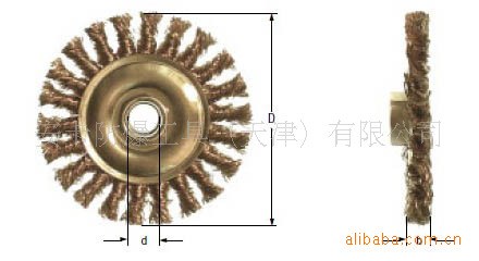 AMPCO SAFETY TOOLS 銅合金防爆工具扭結(jié)絲輪刷