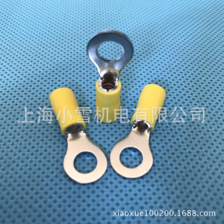 冷壓端頭RV5.5-6 500只/包 圓形護套端頭 紫銅冷壓接線端子