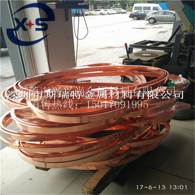 國標紫銅排 T2紫銅排 端子接地銅排 C1100電極紅銅排現貨供應