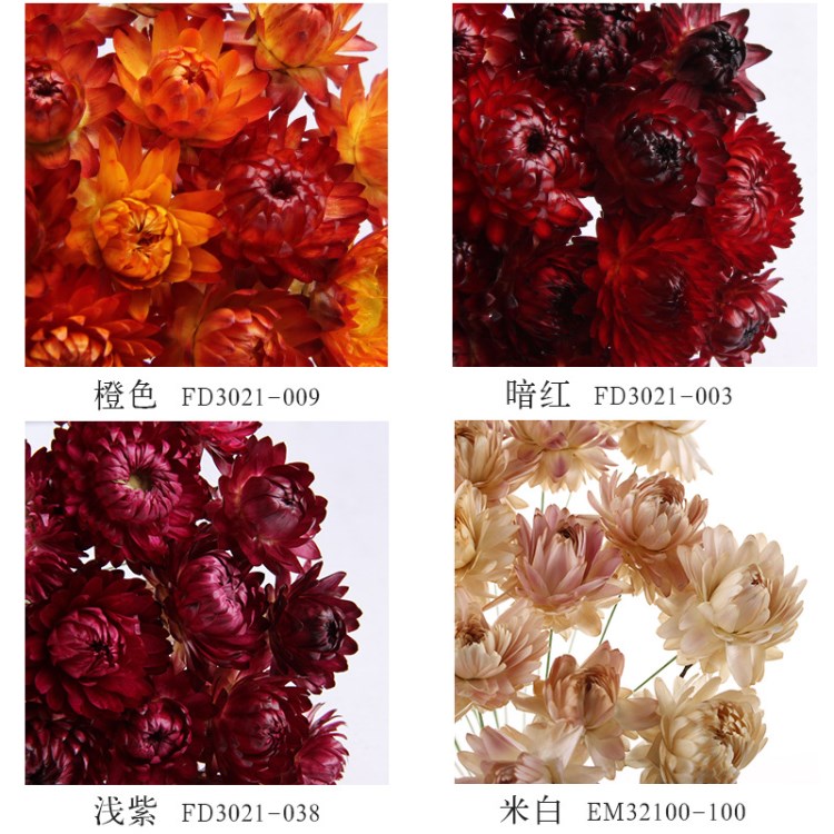 永生花紅色松果FD3021保鮮花干花diy八音盒玻璃罩綠植材料包