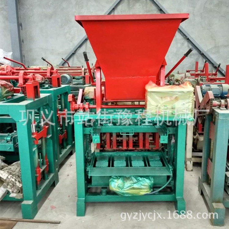 現貨出口小型靜壓磚機全自動免蒸養墊塊機混凝土砌塊成型機